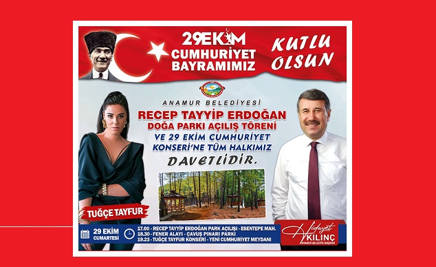 Başkan Kılınç:”Aziz milletimizin Cumhuriyet Bayramı’nı kutluyorum”