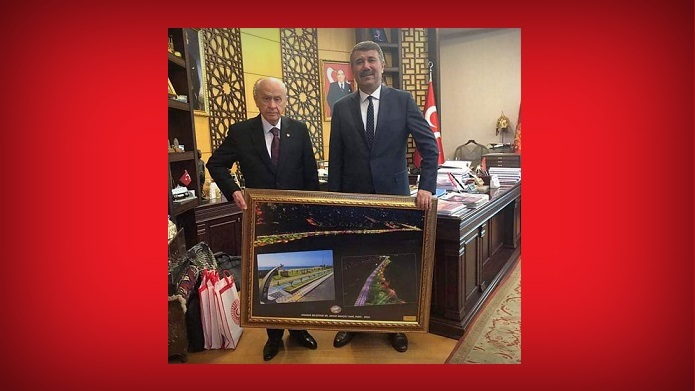 Anamur Belediye Başkanı Kılınç, MHP Lideri Bahçeli’yi ziyaret etti