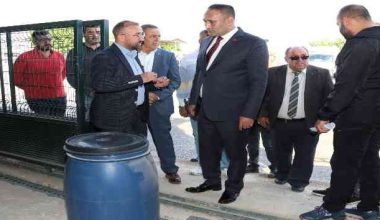 Başkan Yılmaz, tehlikeli atık geçici depolama alanında inceleme yaptı