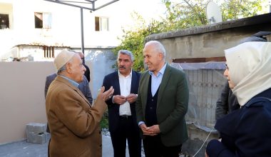 Gültak; Hal Kompleksi Taziye Evi Yapımı İle Camisinin Yenileme Çalışmalarını İnceledi