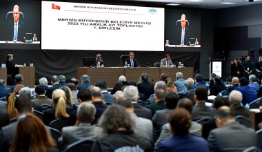 MERSİN BÜYÜKŞEHİR BELEDİYE MECLİSİ ARALIK AYI 1. BİRLEŞİM TOPLANTISI YAPILDI