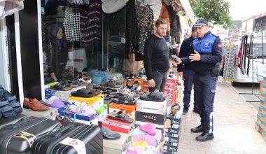 TOROSLAR’DA KALDIRIM İŞGALİNE SIKI TAKİP