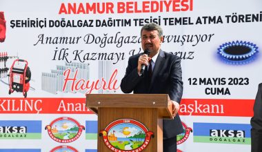 Anamur Şehiriçi Doğalgaz Dağıtım Tesisi Temel Atma Töreni Gerçekleştirildi