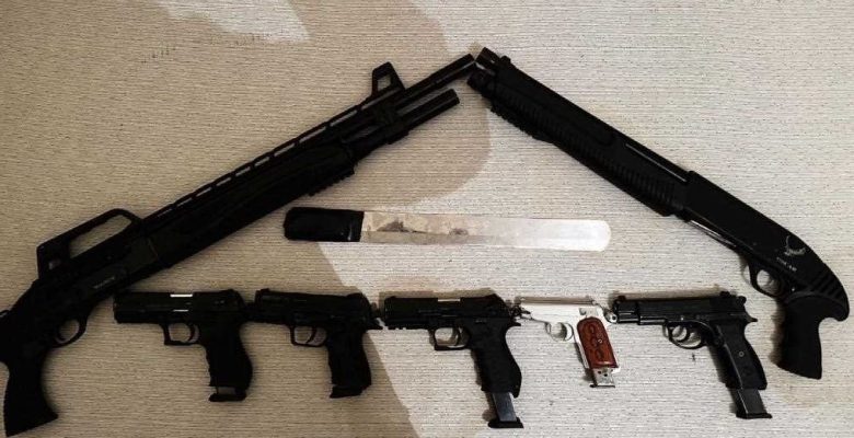 Mersin’de 7 ayda Bin 220 adet Silah ele geçirildi