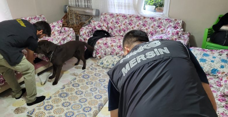Mersin Polisinden, Uyuşturucu Satıcılarına Şafak Operasyonu