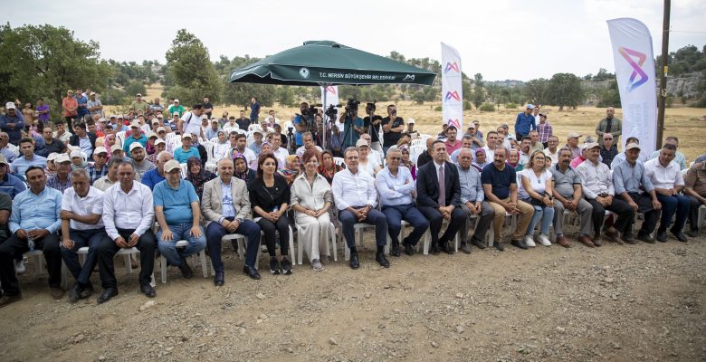ATALIK SARI BUĞDAY HASAT TÖRENİ YAPILDI