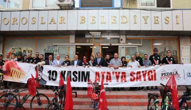 “10 Kasım’da Ata’ya Saygı” Etkinliği ile Pedal Çevirecekler
