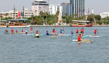 MERSİN’DE SU SPORLARI FESTİVALİ YAPILDI