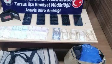 Tarsus’ta hırsızlık şüphelisi 4 kişi tutuklandı