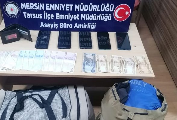 Tarsus’ta hırsızlık şüphelisi 4 kişi tutuklandı