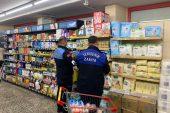 Zincir markette tarihi geçmiş ürünler tespit edildi
