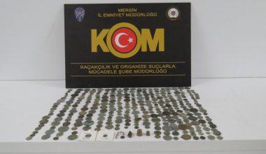 TARİHİ ESER KAÇAKÇILARI MERSİN POLİSİNDEN KAÇAMADI