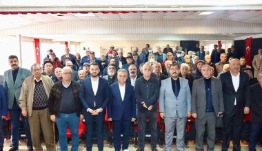 Şehit aileleri, gaziler ve emekli öğretmenler Ali Öz’e destek sözü verdi