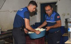 Yenişehir Belediyesi kaçak peynir imalathanesini mühürledi