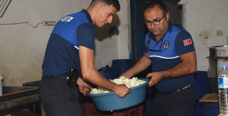 Yenişehir Belediyesi kaçak peynir imalathanesini mühürledi