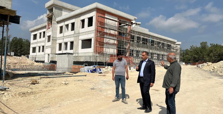 “Mezitli Devlet Hastanesinin yüzde 40’ı tamamlandı”