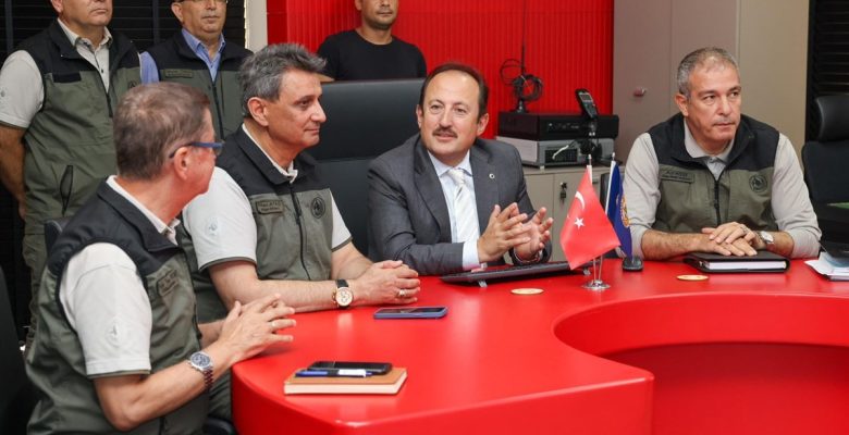 Vali Pehlivan, Yangın Yönetim Merkezini ziyaret etti