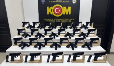 Mersin’de kaçak 40 Silah ele geçirildi