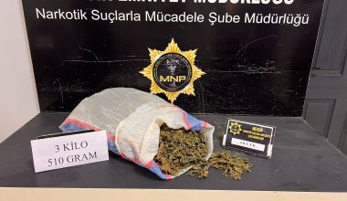 Serada 21 kilo 710 gram SKUNK ele geçirildi