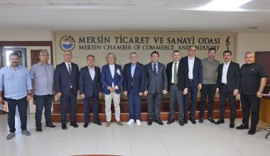 MHP MERSİN MİLLETVEKİLİ UYSAL, MEP VE MTSO YÖNETİCİLERİYLE BULUŞTU
