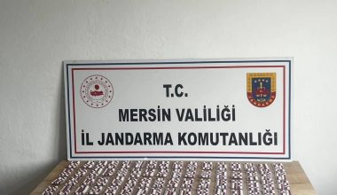 Mersin’de 1.531 adet uyuşturucu hap ele geçirildi