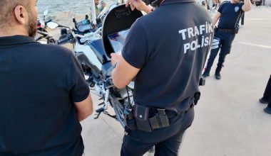 Trafiğe kapalı alanda motorlara ceza yağdı