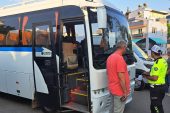 MERSİN EMNİYETİ OKUL SERVİS ARAÇLARINI DENETLEDİ