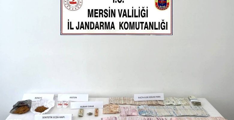 Mersin’de uyuşturucu operasyonu