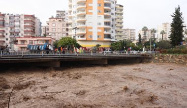 Şiddetli yağış sele yol açtı